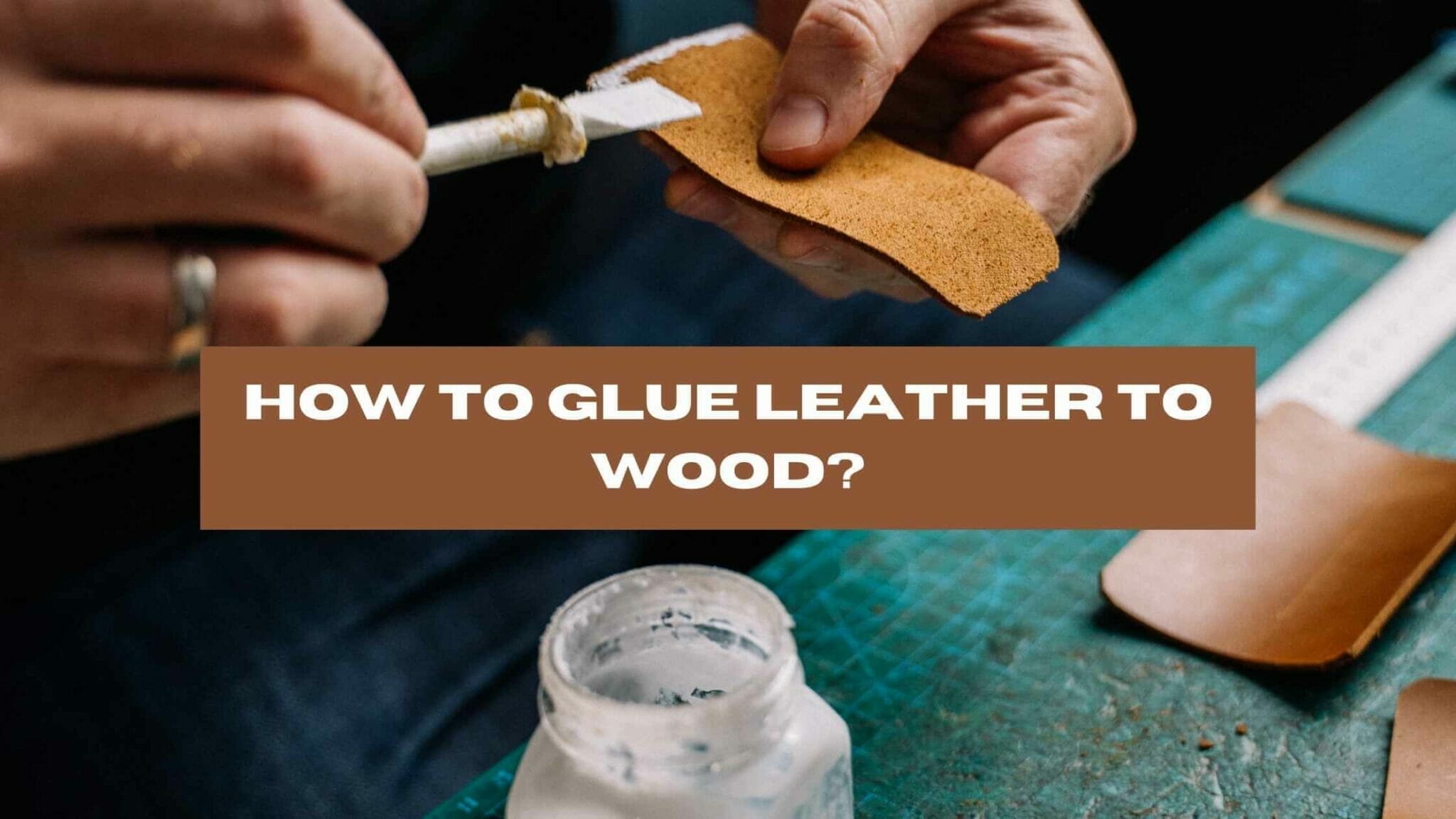 How To Glue Leather Patch On Hat